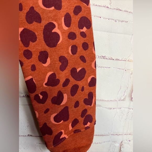 Girls NWT Cat And Jack Hearts Zip Up Hoodie S 6/7 - Picture 6 of 10